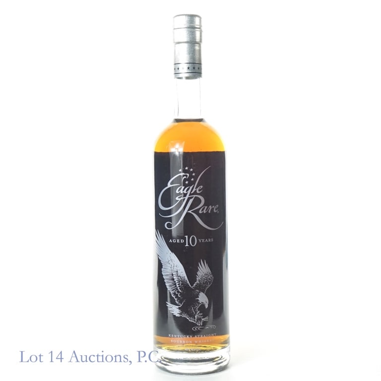 Eagle Rare 10 Year Bourbon: Eagle Rare 10 Year Bourbon, 90 Proof, 750 ml.