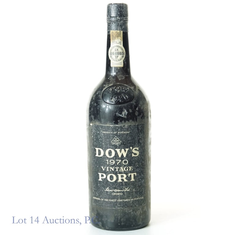1970 Dow's Vintage Port: 1970 Dow's Vintage Port, % ABV: N/A, Bottle Size: N/A, Region: Oporto, Portugal.