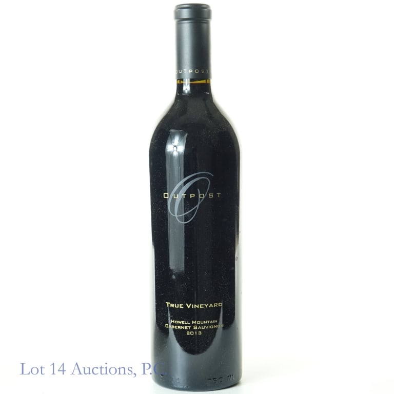 2013 Outpost True Vineyard Howell Mtn Cabernet: 2013 Outpost True Vineyard Howell Mountain Cabernet, 14.7% ABV, 750 ml, Vintage: 2013, Region: Napa Valley, California. "Absolutely as close to perfection as one probably can get is the 2013 Cabernet