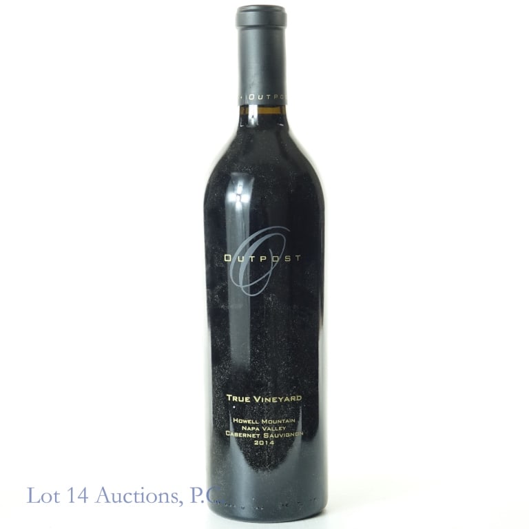 2014 Outpost True Vineyard Howell Mtn Cabernet: 2014 Outpost True Vineyard Howell Mountain Napa Valley Cabernet Sauvignon, 14.6% ABV, 750 ml, Vintage: 2014, Region: Napa Valley, California. "The limited-production 2014 Cabernet Sauvignon True Viney