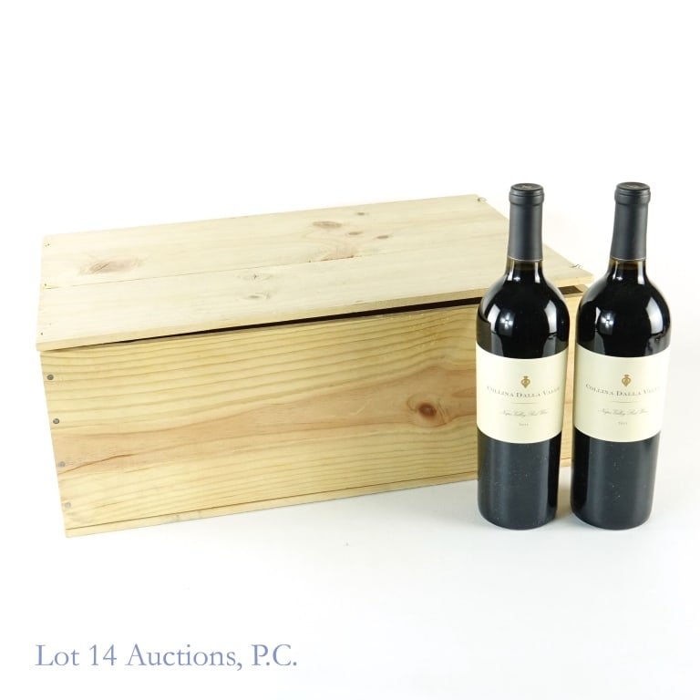 2011 Dalla Valle Collina Napa Valley Red Wine (2): 2x 2011 Dalla Valle Collina Napa Valley Red Wine, 15.4% ABV, 750 ml, Vintage: 2011, Region: Napa Valley, California. Wood crate included. Consignor (sole owner of bottles) stored wine at East Bank Sto