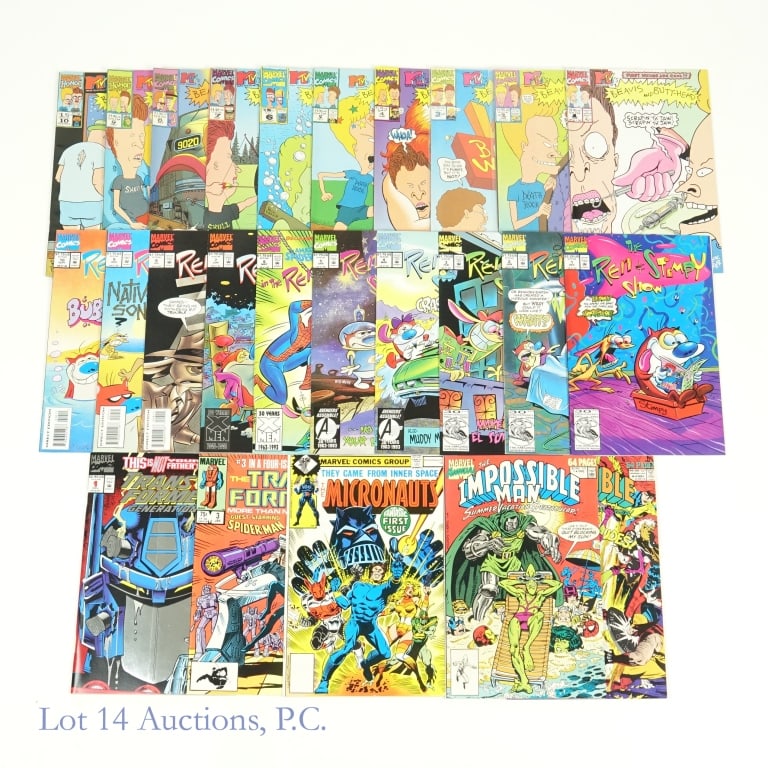 Humor / Cartoon / Toy Comics Collection MARVEL, 25: Humor Comics Collection MARVEL (25). Collection of humorous comic books by MARVEL. Beavis and Butt-head: #1-10. Key Issues: #1- First appearance of Beavis and Butt-Head in standard comic books. First