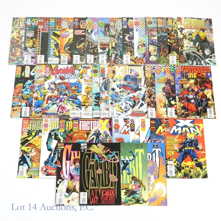 Multiple Mutant Moniker Comics MARVEL (41): Multiple Mutant Moniker Comics MARVEL (41). A collection of comics featuring mutants. Many of which are a part of the 'Age of Apocalypse'. X- Calibre: #1-4. X-Man: #1-5. Key Issue: #1- First appearanc