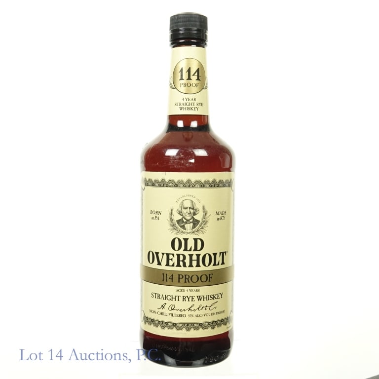 Old Overholt 4 Year 114 Proof Rye: Old Overholt 114 Proof Rye, 114 Proof, 750 ml.