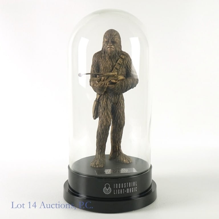 Star Wars Force For Change Chewbacca ILM Statue - See Description: Star Wars Force For Change Chewbacca ILM (Industrial Light & Magic) Statue. *It appears Chewie's Bowcaster has been repaired, there is a minor mark on the left side*. Possibly the most iconic movie fr