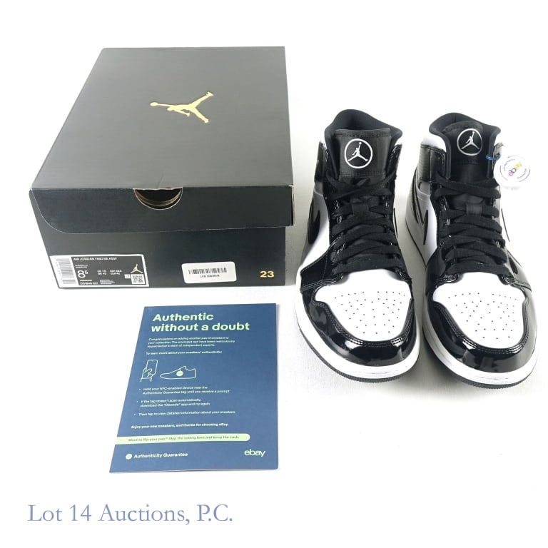 2021 Air Jordan 1 Mid SE Carbon (Size 8.5) (COA): 2021 Nike Air Jordan I Mid SE Carbon Fiber All-Star Weekend NBA Basketball Sneakers / Shoes (Men's Size 8.5) (Original Box & Paper) (Brand New / New In Box - NIB / Never Worn) (eBay Authenticity Guara