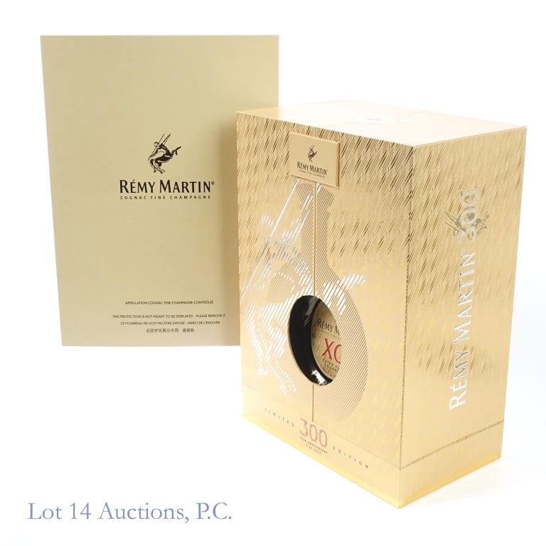 Remy Martin 300 Yr Ann. XO Cognac: Remy Martin 300 Year Anniversary Limited Edition XO Extra Old Fine Champagne Cognac, 80 Proof, 700 ml, 1724-2024, Sealed in case.