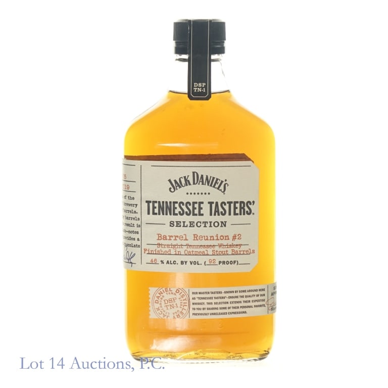 Jack Daniel's TN Tasters Barrel Reunion #2 Whiskey: Jack Daniel's Tennessee Tasters Barrel Reunion #2 Tennessee Whiskey, 92 Proof, 375 ml, Selection #5, Released: Fall 2019.