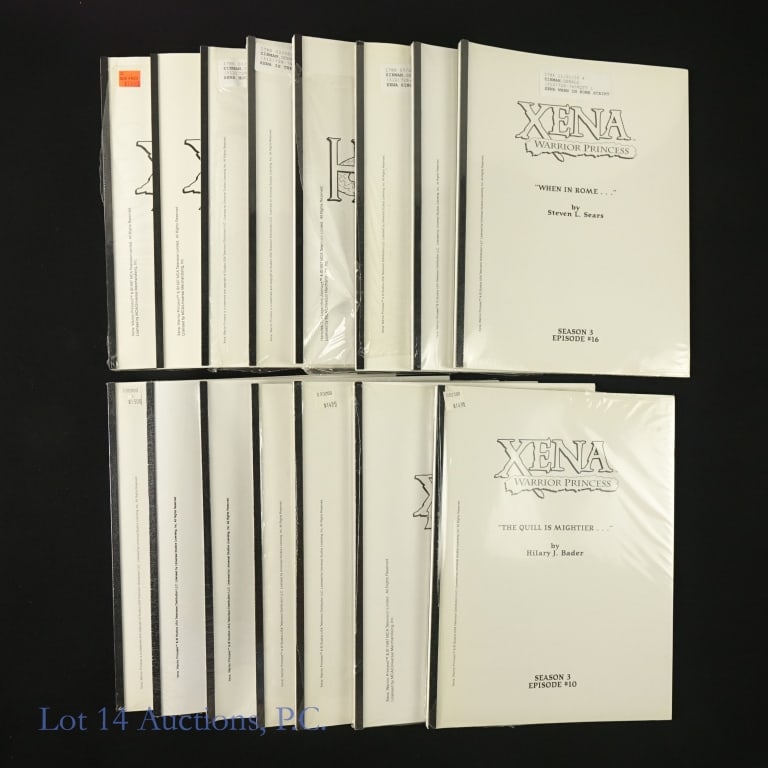Xena Warrior Princess, Hercules Scripts (15): Xena Warrior Princess, Hercules Scripts (15). A collection of Xena Warrior Princess scripts as well as one Hercules The Legendary Journeys script. Most scripts are still in shrinkwrap and appear unrea