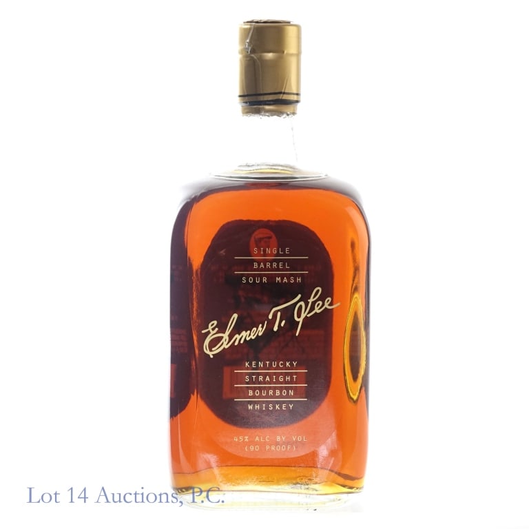 Elmer T. Lee Single Barrel Bourbon (2021): Elmer T. Lee Single Barrel Bourbon (2021), 90 Proof, 750 ml.
