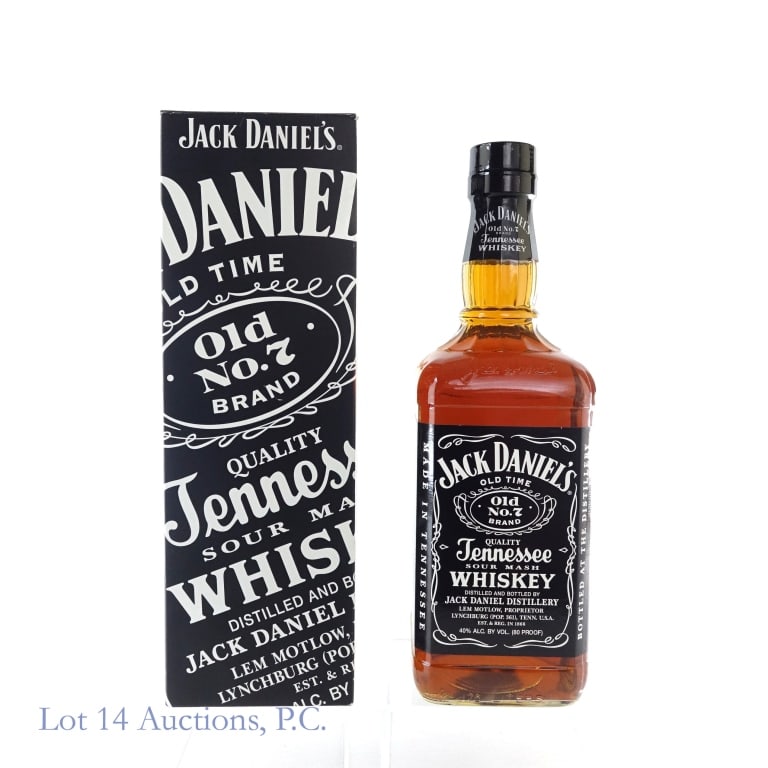 Jack Daniel's Tennessee Whiskey (1.75 Liters): Jack Daniel's Tennessee Whiskey, 80 Proof, 1.75 Liters. Box included.