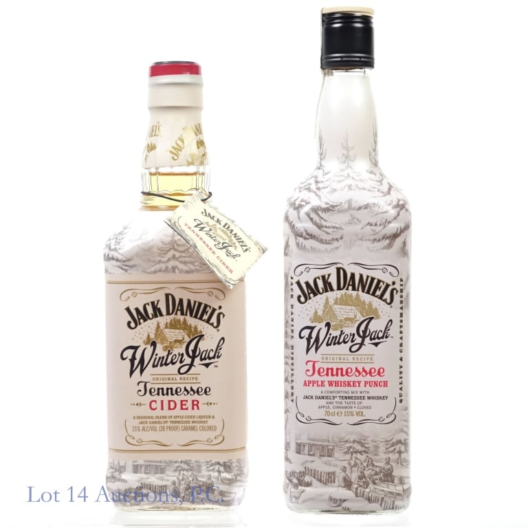 Jack Daniel's Winter Jack Cider & Whiskey Punch, 2: 1-Jack Daniel's Winter Jack Tennessee Cider, 15% ABV, 750 ml. 2-Jack Daniel's Winter Jack Tennessee Apple Whiskey Punch, 15% ABV, 700 ml.