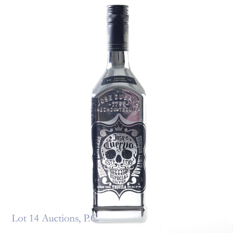 Jose Cuervo Especial Silver LE Tequila (2015): Jose Cuervo Especial 220th Anniversary Silver Limited Edition Tequila (2015), 80 Proof, 750 ml.