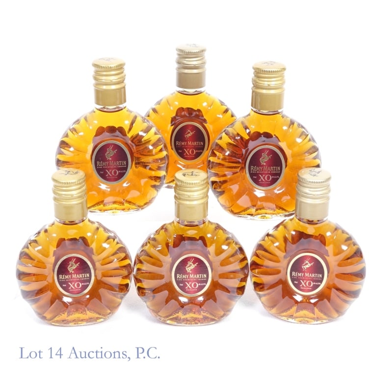 Remy Martin XO Cognac Minis (6): Remy Martin XO Fine Champagne Cognac, 80 Proof, 50 ml (x6)