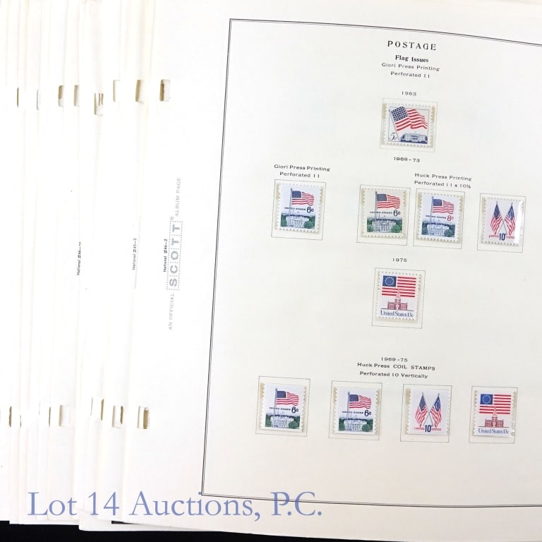 1963 - 1989 U.S. postage Stamps - Mint (31 pages) (1 of 13)