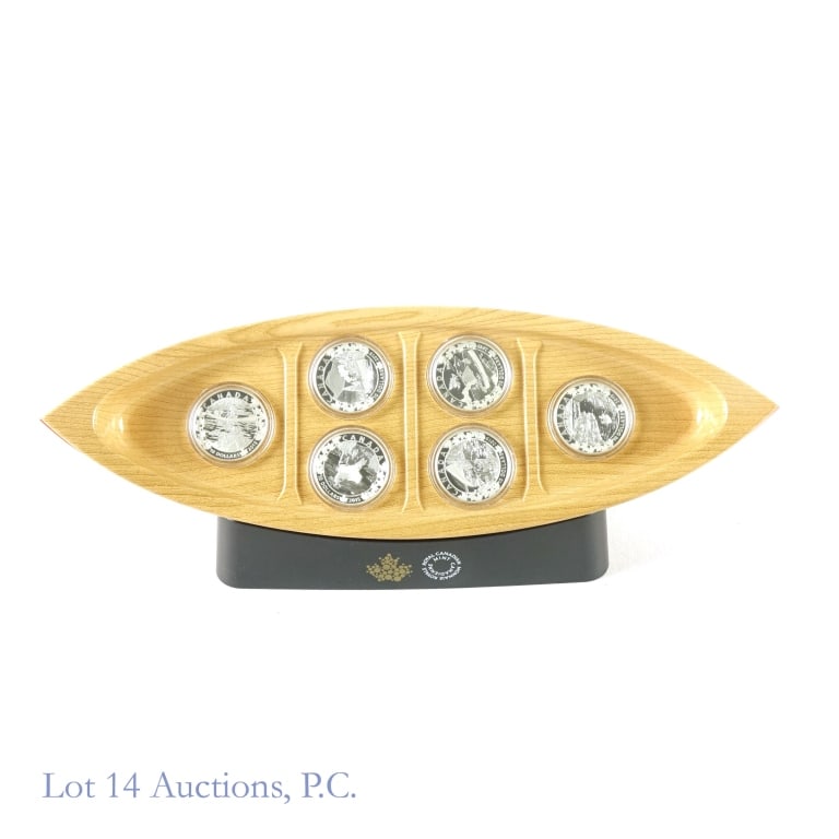 RCM 2015 $10 1/2 oz. Silver Canoe 6-Coin Set (1 of 4)