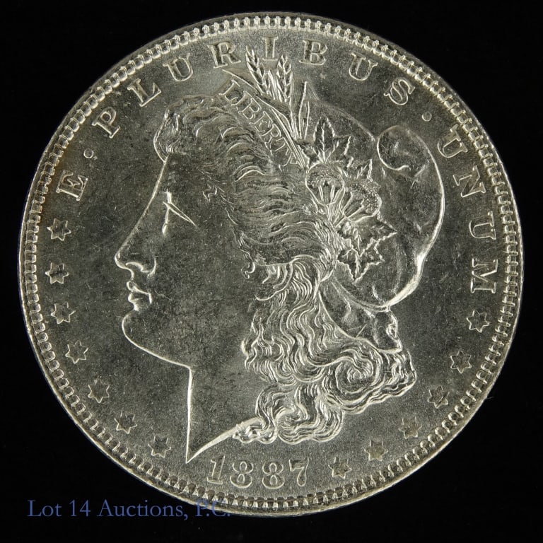 1887 Silver Morgan Dollar VAM 11 (BU P/L) (1 of 2)