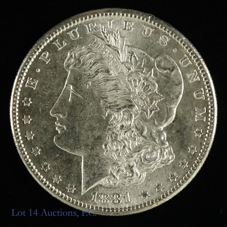 1881-S Silver Morgan Dollar - VAM 1A (BU P/L) (1 of 3)