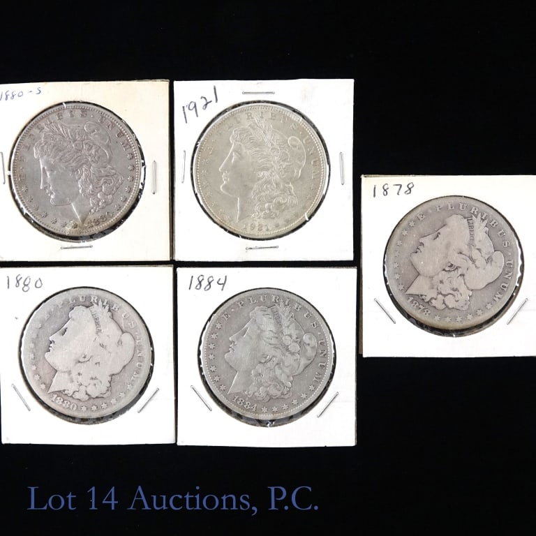 Silver Morgan Dollars (5) (1 of 2)