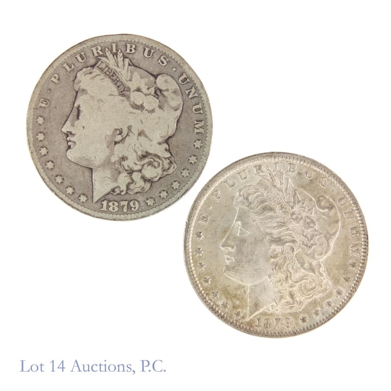 1879 & 1879-O Silver Morgan Dollars (2) (1 of 2)