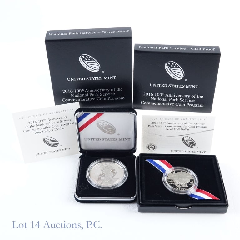2016 Nat. Park Service 100th Anniversary Coins (2) (1 of 6)