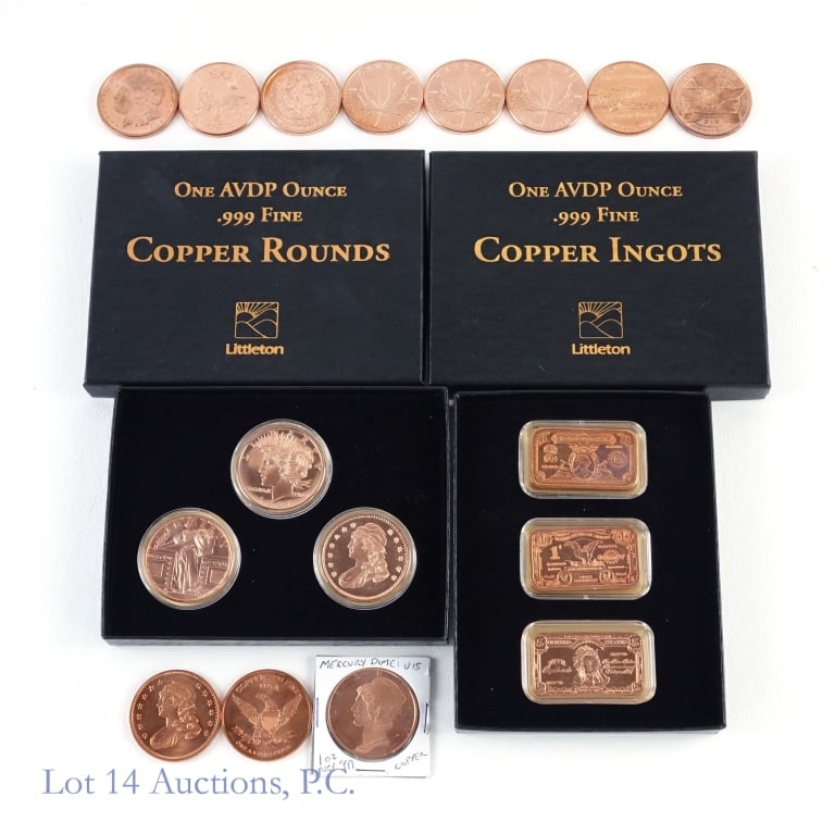 Copper Rounds AVDP Ounces (17) (1 of 7)