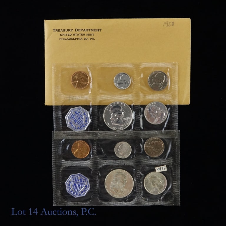 1957 & 1959 U.S. Mint Silver 5-Coin Proof Sets (2) (1 of 3)