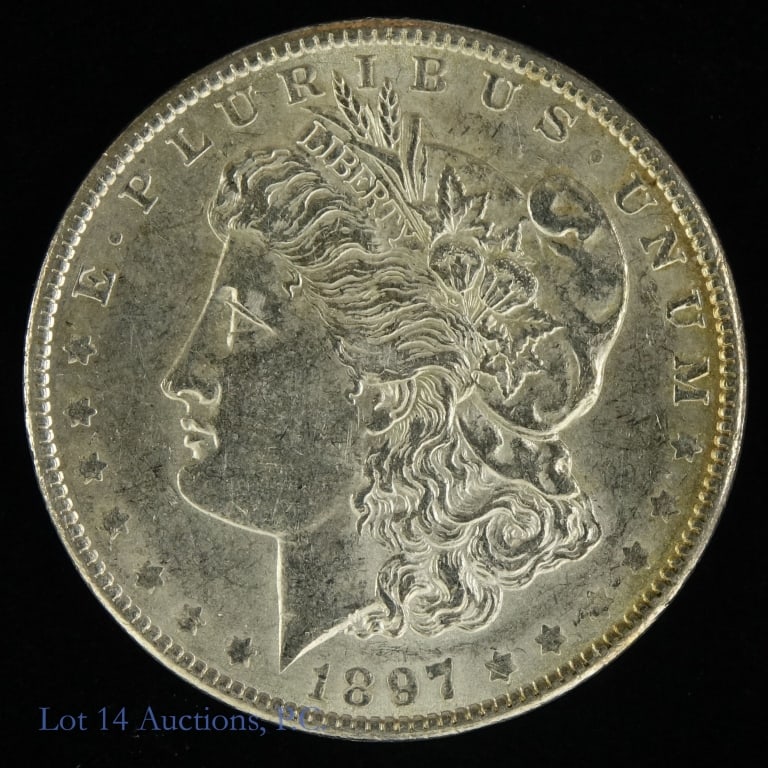 1897 Silver Morgan Dollar (Unc) (1 of 2)