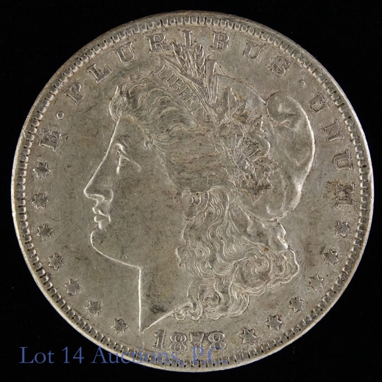 1878-S Silver Morgan Dollar (XF+) (1 of 2)