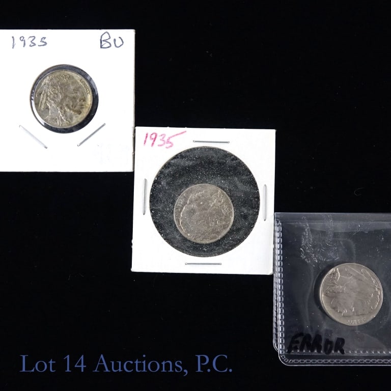 1935 & 1936 Buffalo Nickels (3) (1 of 7)