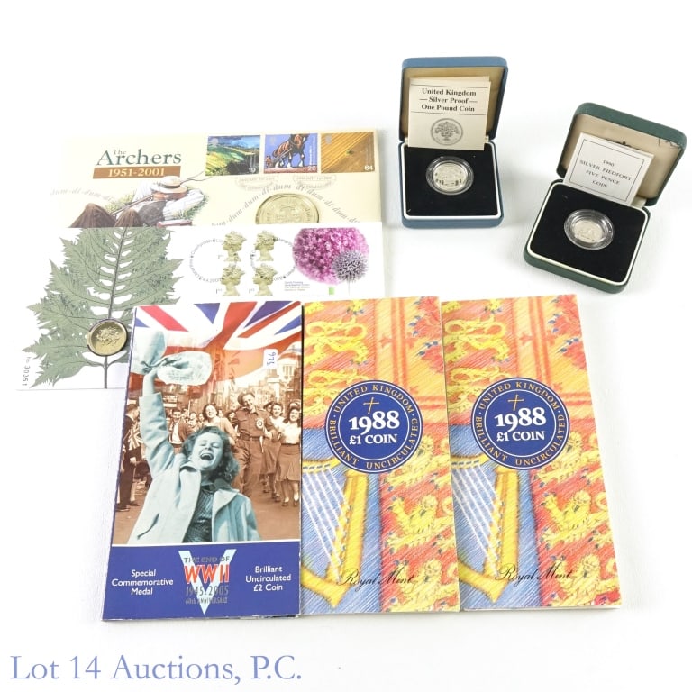 Great Britain Royal Mint Commemorative Sets (7) (1 of 8)