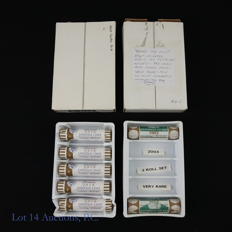 U.S. Mint Unwrapped 2003 D & P Jefferson 5c R (1 of 5)