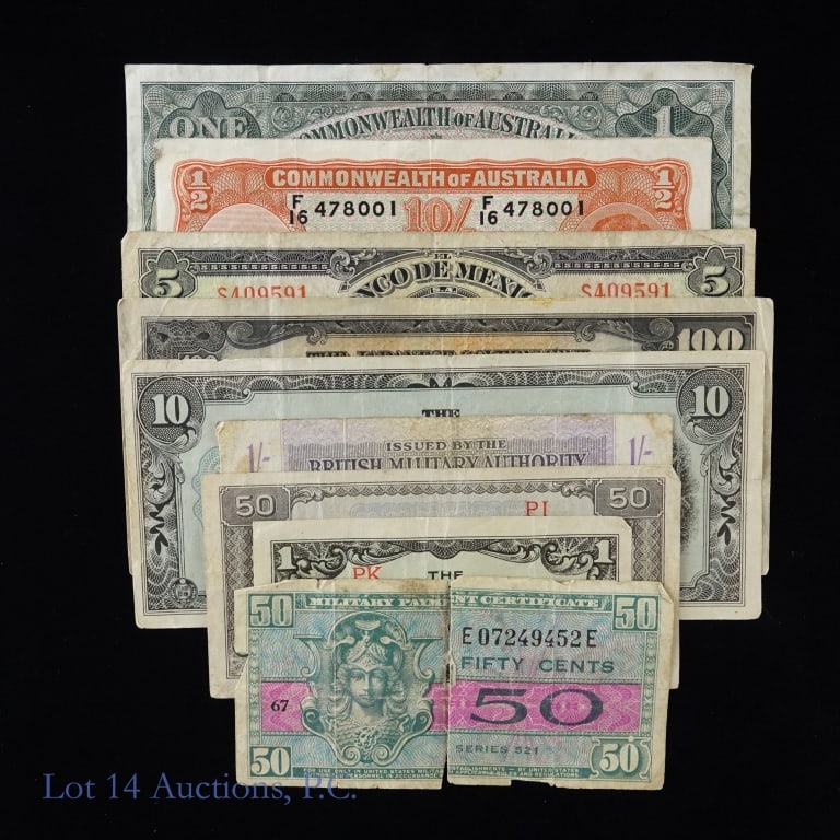 Military & War-Time Currencies (9) (1 of 7)