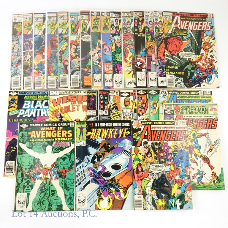 Avengers and Related Comics, MARVEL (28): Avengers and Related Comics, MARVEL (28). Some of the key issues include.... Avengers: #135 - Origin of Vision. #151 - Beast joins the Avengers. #165 - First appearance of Henry Gyrich, a politician w