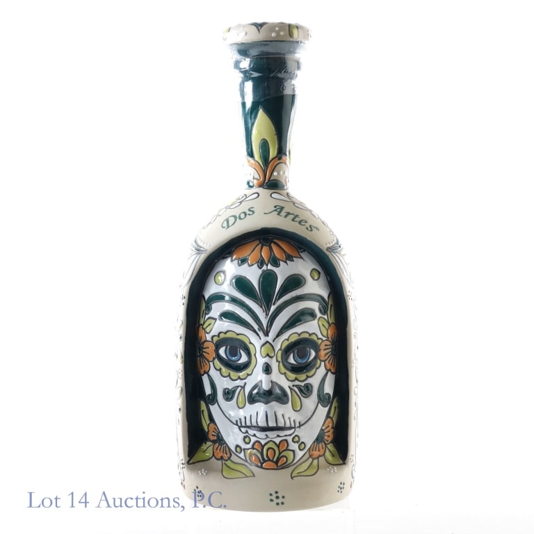Dos Artes Skull Reposado Tequila (2022, 1 L): Dos Artes Skull Limited Edition Reposado Tequila (2022), 80 Proof, 1 Liter, Bottle #3756 of 5300 bottles.