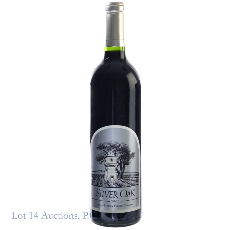 2006 Silver Oak Alexander Valley Cabernet: 2006 Silver Oak Alexander Valley Cabernet Sauvignon, 13.3% ABV, 750 ml, Vintage: 2006, Region: Sonoma County, California, Appellation: Alexander Valley. " It?s an earth-driven and savory wine with aro