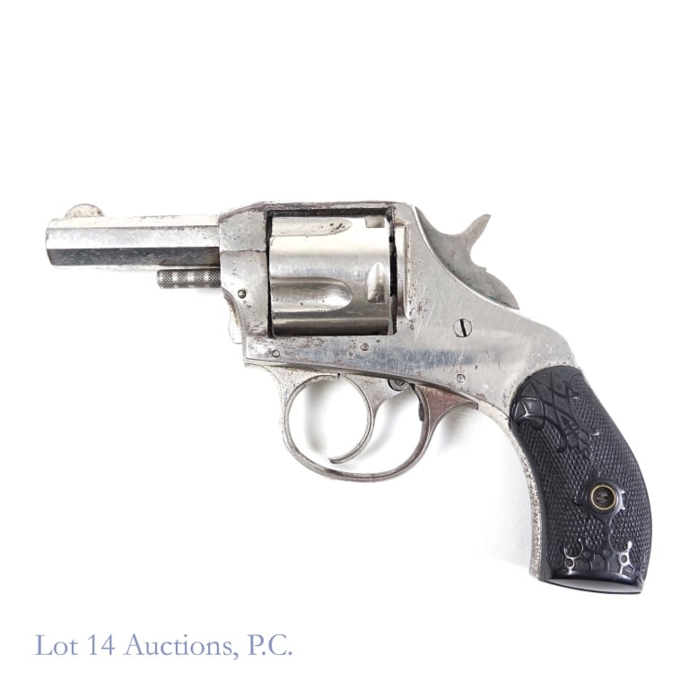 American Double Action .38 Cal 5 Rd. Revolver: American Double Action .38 revolver. 5 round revolver. hammer cock rotates cylinder, cylinder locks, trigger locks back and trigger releases hammer. Also appears to correctly work as double action. 1.