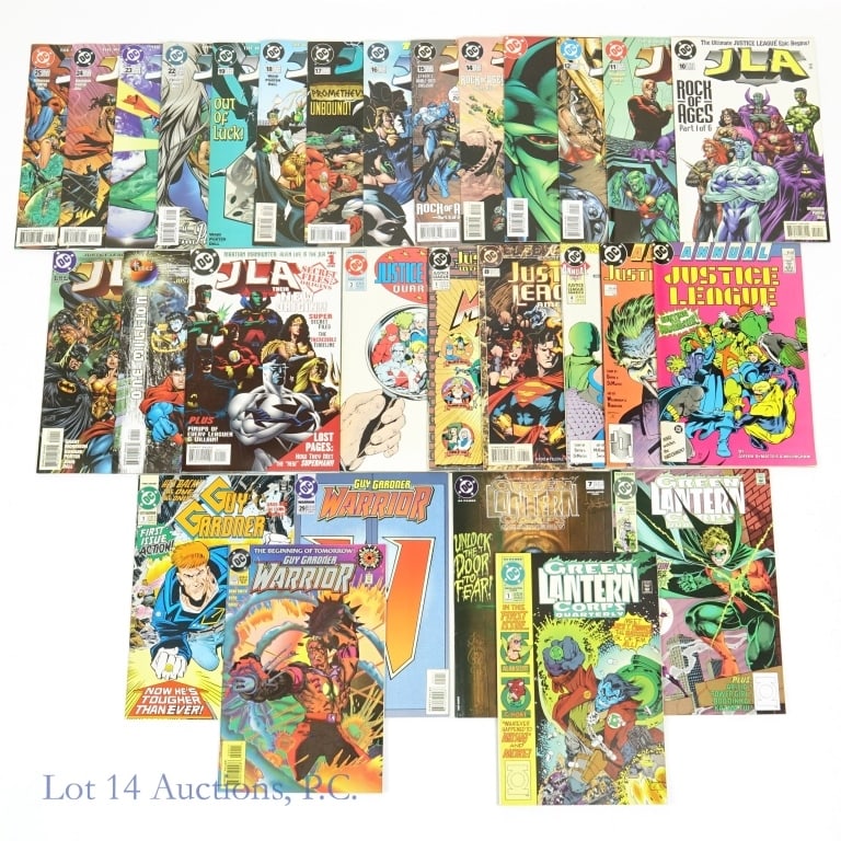 Green Arrow / Lantern, JLA, DC (+100): Green Arrow / Lantern, JLA, DC (+100). Many Green Lantern, Green Arrow, Justice League titles and more from DC publishers. Green Lantern and Justice League Comics DC (29). A selection of Green Lantern