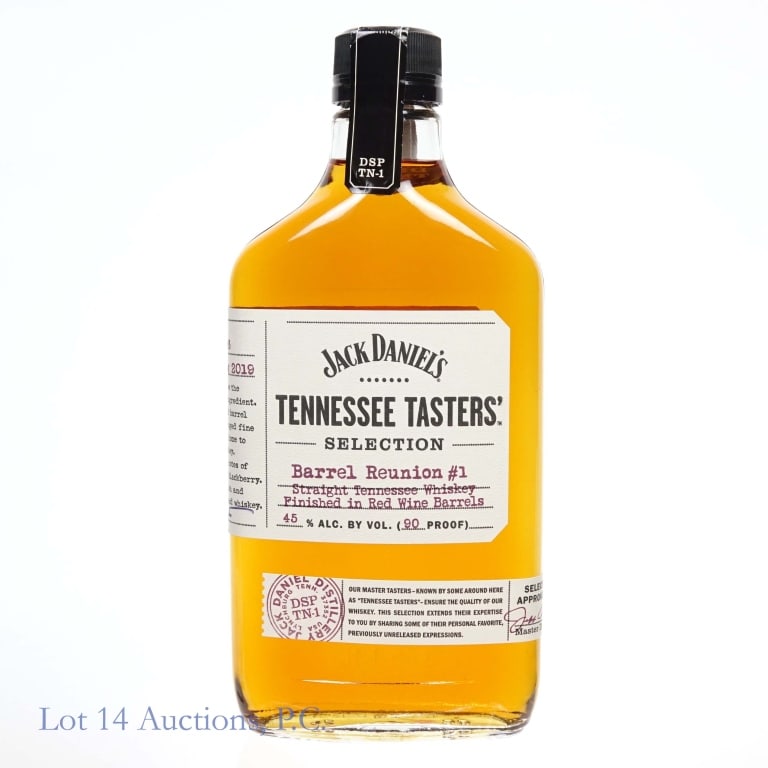 Jack Daniel's TN Tasters Barrel Reunion #1 Whiskey: Jack Daniel's Tennessee Tasters' Barrel Reunion #1 Tennessee Whiskey, 90 Proof, 375 ml, Selection #2, Release: Spring 2012.