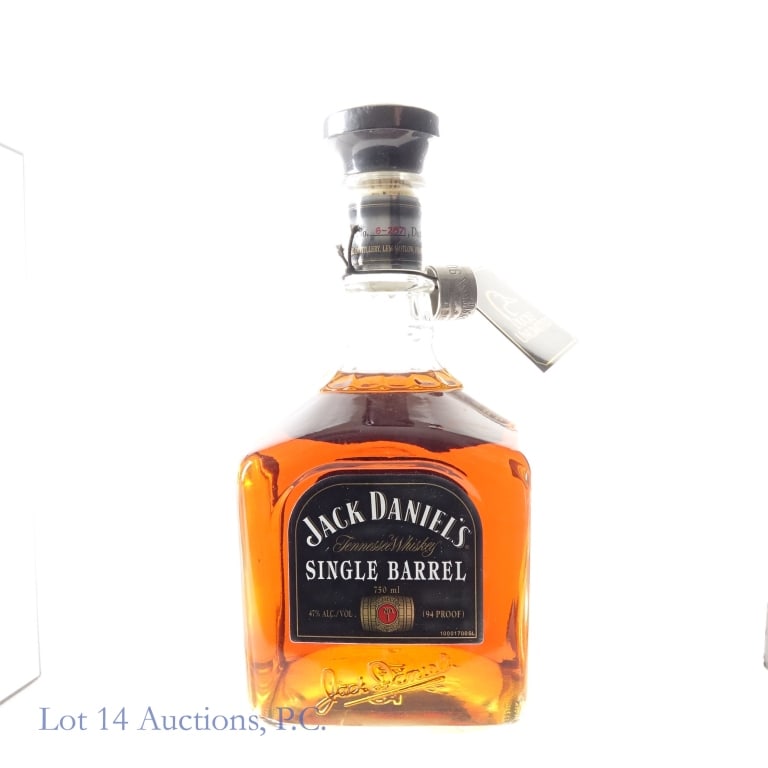 Jack Daniel's 2006 Ducks Unlimited Tenn. Whiskey: Jack Daniel's 2006 Ducks Unlimited Single Barrel Tennessee Whiskey, 94 Proof, 750 ml, Bottled: 07-31-06, Barrel #6-2871,