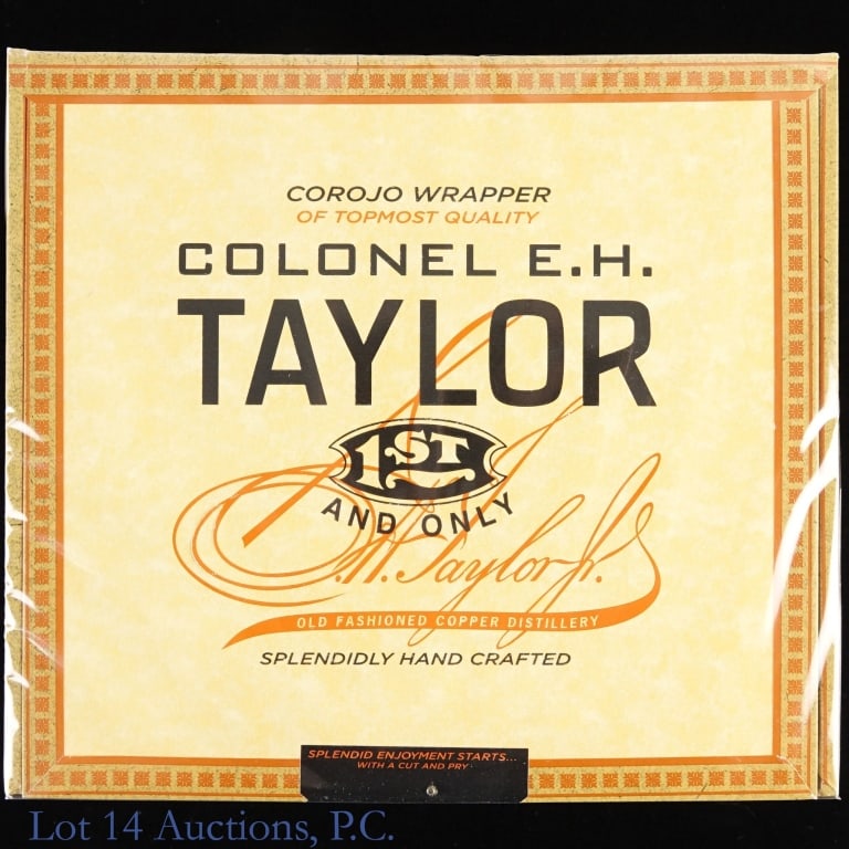 Col. E.H. Taylor Corojo Wrapper Cigar 15-Pack: Colonel E.H. Taylor Corojo Wrapper Cigars, Robusto, 5" x 50, Sealed case of 15 cigars, Origin: Dominican Republic.