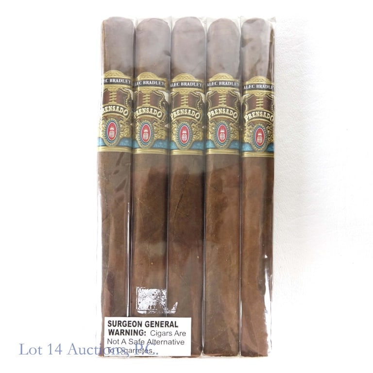 Alec Bradley Prensado Churchill Cigars (5 Pack): Alec Bradley Prensado Churchill Cigars 7" x 48, Pack of 5, Wrapper: Honduran, Origin: Honduras.