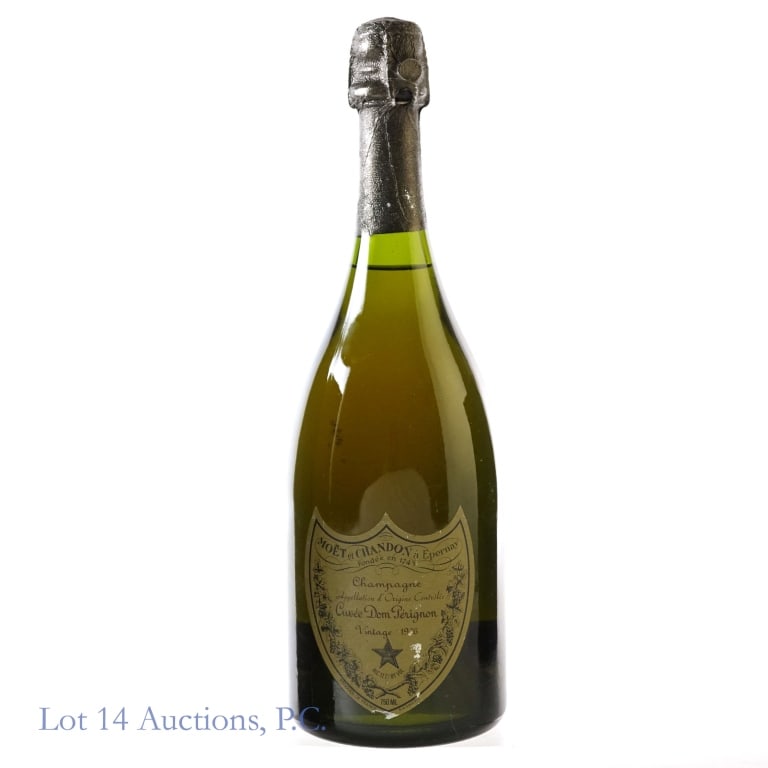 1976 Dom Perignon Brut Champagne: 1976 Dom Perignon Brut Champagne, 12.7% ABV, 750 ml, Vintage: 1976.
