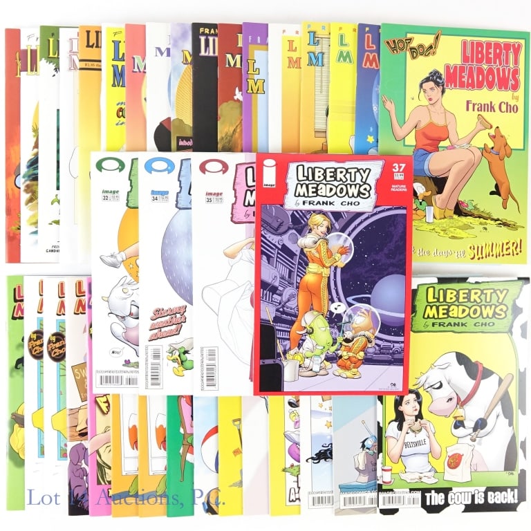 Liberty Meadows Comic Books, Image (+30): Liberty Meadows Comic Books, Image (+30). A near complete run of Liberty Meadows comic books. Key Issues: #1 - First appearance of Brandy Carter aka Liberty Meadows in comics. Reprinted comic strips f