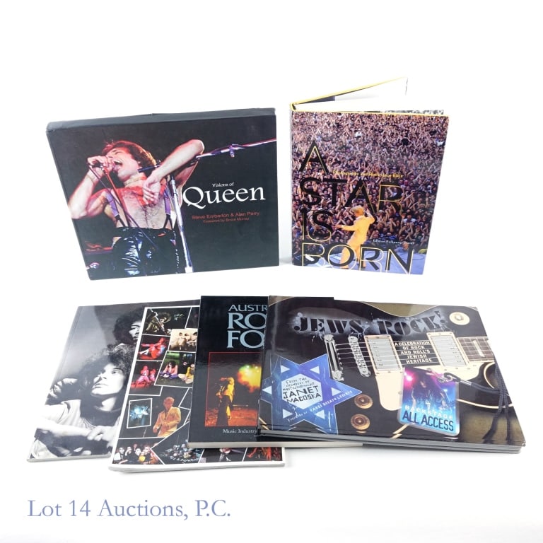 1960s Rock Music Books (6): 1960s Rock Music Books. 1. The Jimi Hendrix Experience in 1967. Photography by Gered Mankowitz. Text by Brian Hogg. Paperback. 2. Australian Rock Folio. Photography by Graeme Webber. Foreword by David