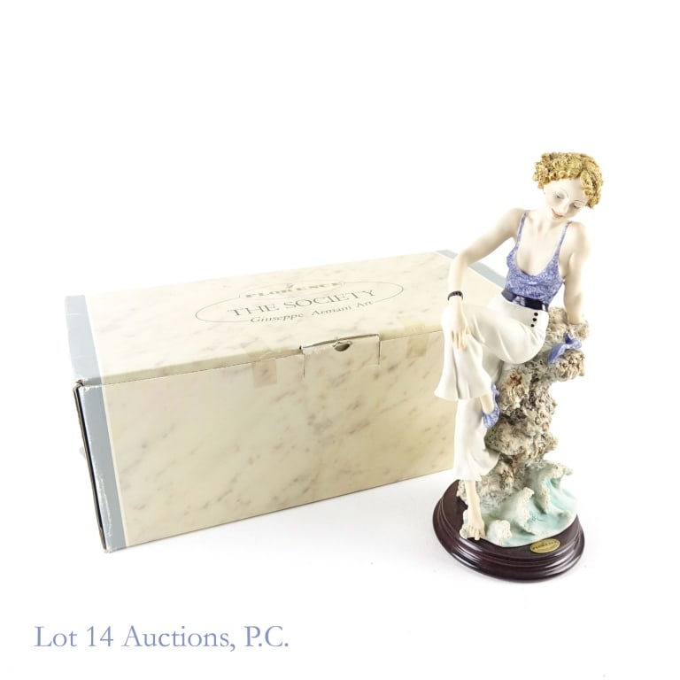 Giuseppe Armani "Sabrina" 0110C Figurine: Giuseppe Armani "Sabrina" 0110C Figurine. This sculpture is a limited edition 1997 Members Only "Redemption Piece", only manufactured and available for purchase in the year 1997. The sculpture feature