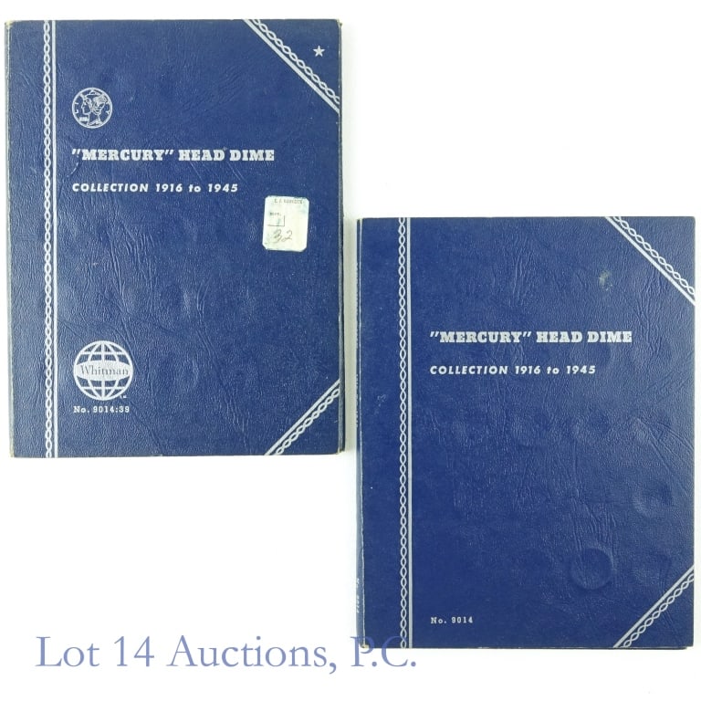 Silver Mercury Dime Albums (60) (1 of 4)