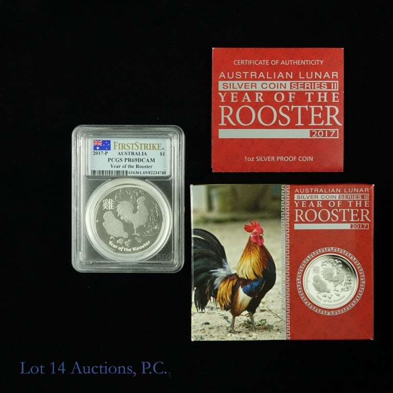 2017-P Silver Australia $1 (PCGS MS69 DCAM) (1 of 3)