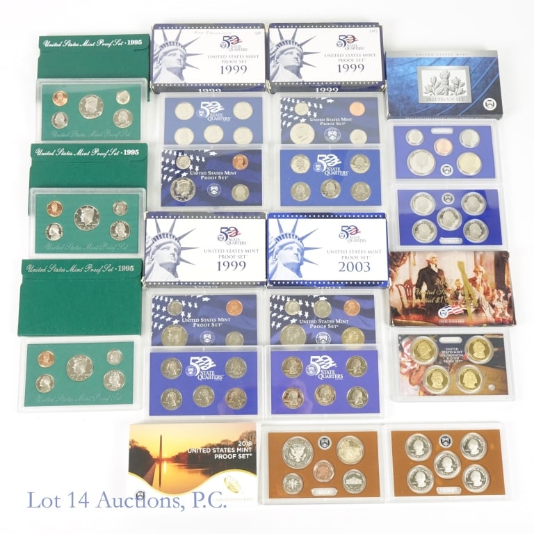 1995-2023 U.S. Mint Proof Sets (10) (1 of 9)
