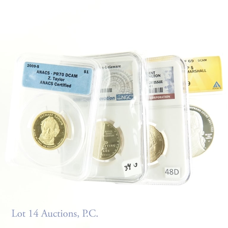 Silver/Copper U.S. Commemorative Dollar Coins (4) (1 of 5)